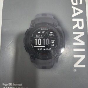 garmin instinct e series rugged GPS smartwatch in gray and black 40mm